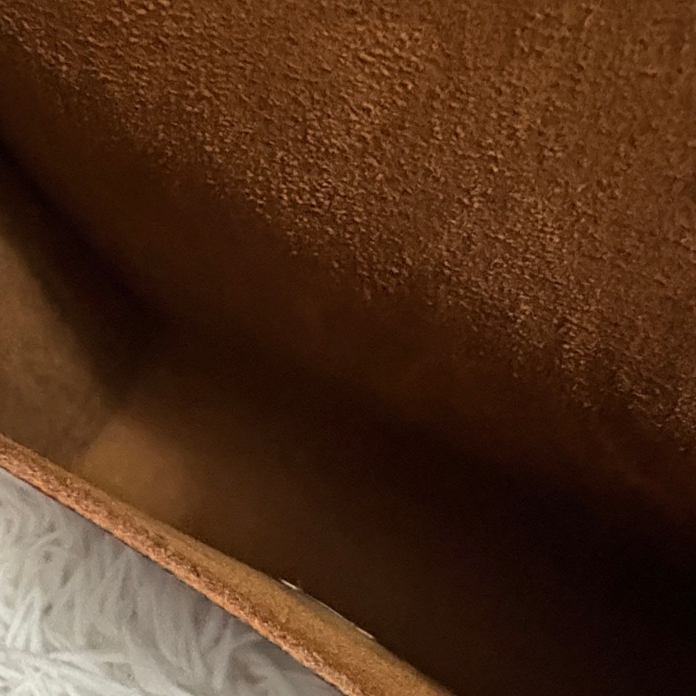 Handmade In Puerto Rico Real Leather Brown Crossbody Bag - Picture 3 of 5